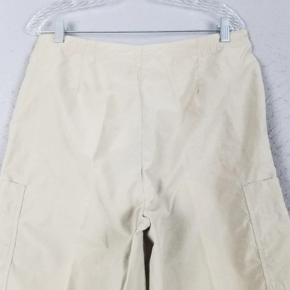 Pellini Pants Boys 15/16 Beige Cargo Elastic Waist Nylon Blend Outdoor